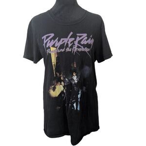PRINCE Purple Rain T-Shirt M/L Official Prince Estate Approved Band Tee